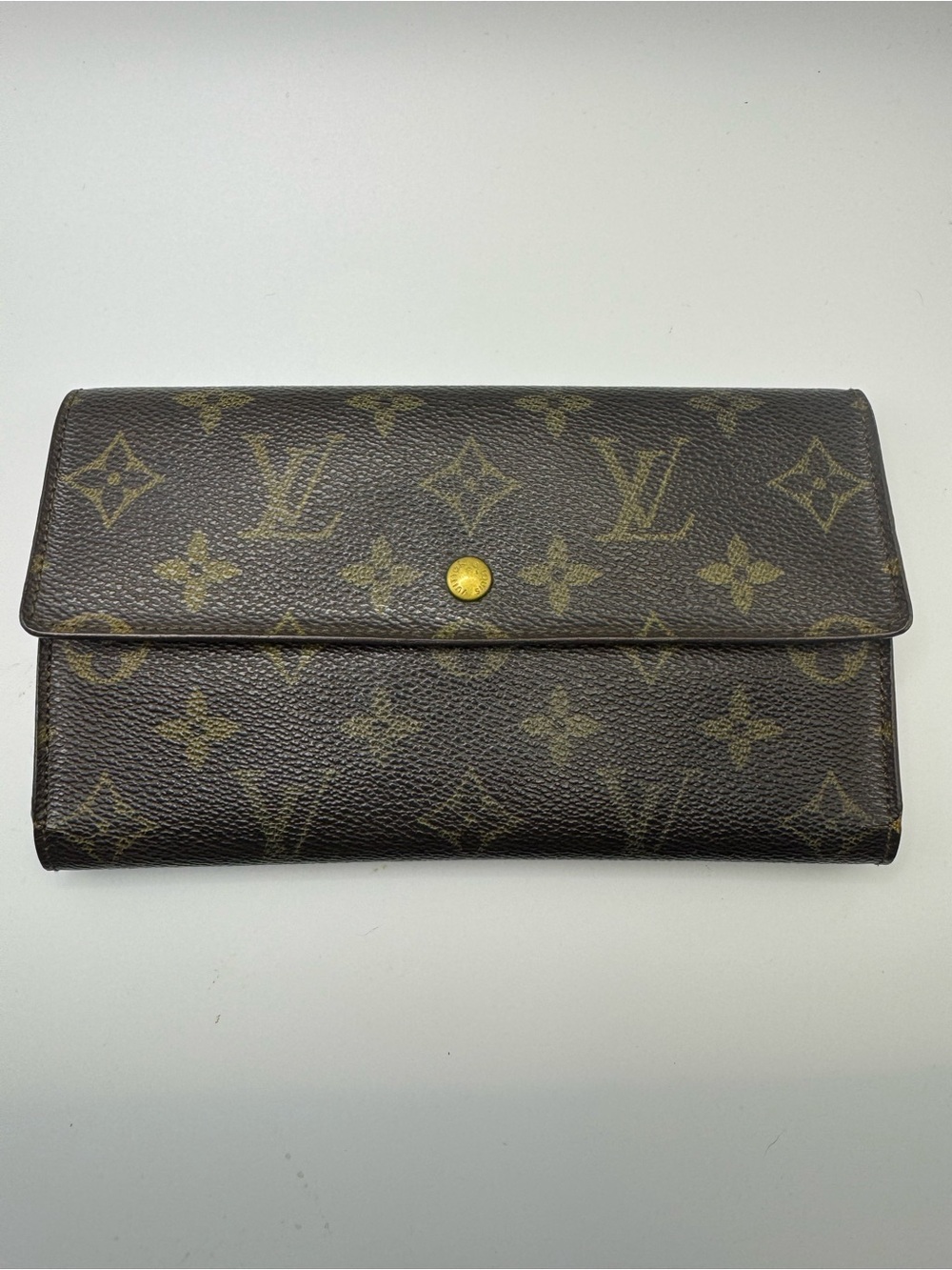 Vintage Louis Vuitton Portefeuille Sarah Monogram Long Wallet 1990 France - Picture 1 of 15